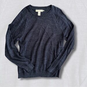 H&M Dark Blue Crew Neck Sweater